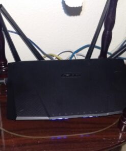 "ASUS AC3200 Tri-Band Gigabit WiFi Router, AiProtection Lifetime Security by Trend Micro, Adaptive QoS, Parental Control (RT-AC3200)" 37 71W9UknxwOL