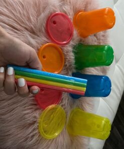 The First Years Take & Toss Straw Cup, Boy, 10 oz, Multicolor, 4 Count Classic Rainbow 4 Count (Pack of 1) 45 71WAk2nSpBL