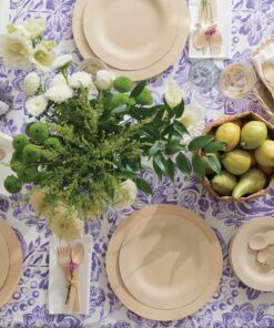 bambu, Veneerware Disposable Bamboo Round Plates, 100% Biodegradable Flat Tableware - 11", Pack of 25 11 Inches, Pack of 25 9 71WBkCvhpuL