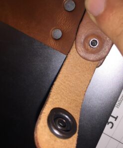 CRKT Woods Chogan Tomahawk Sheath: Full Grained Leather, Multiple Snaps, Belt Loops for Secure Carry of T-Hawk, for Use 2730 D2730 25 71WBrb1tg1L