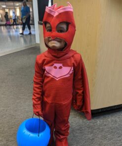 PJ Masks Owlette Deluxe Toddler Costume Medium (3T-4T) Red 40 71WCNItZKtL