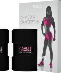 Sports Research Sweet Sweat Arm Trimmers for Men & Women | Increases Heat & Sweat Production to The Bicep Area Pink Large 32 71WEZhTSqTL 2