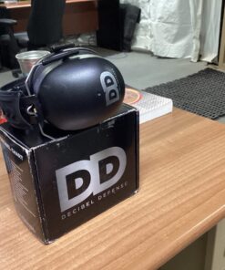 Professional Safety Ear Muffs by Decibel Defense - 37dB NRR - The HIGHEST Rated & MOST COMFORTABLE Ear Protection for Shooting & Industrial Use - THE BEST HEARING PROTECTION...GUARANTEED Regular Black 41 71WEjY LHhL 2