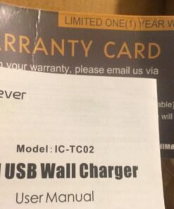 iClever BoostCube 2nd Generation 24W Dual USB Wall Charger with SmartID Technology, Foldable Plug, Travel Power Adapter for iPhone Xs/XS Max/XR/X/8 Plus/8/7 Plus/7/6S/6 Plus, iPad Pro Air/Mini and Other Tablet 1 Pack 42 71WFDrPJXJL