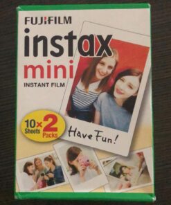 Fujifilm INSTAX Mini Instant Film Twin Pack (White) - International Version 20 Film Pack 30 71WFsEyuvWL