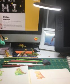 Brightech LightView Flex Magnifying Desk Lamp, 1.75X Light Magnifier, Adjustable Magnifying Glass with Light for Crafts, Reading, Close Work White 43 71WFxokxWOL