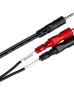 Hosa CMP-159 3.5 mm TRS to Dual 1/4" TS Stereo Breakout Cable, 9 Feet (5-Pack) 5-Pack 6 71WGP1y3gWL