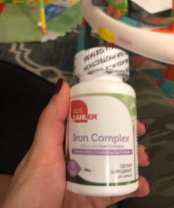 Zahler - Iron Supplement with Vitamin C - Capsule Iron Pills for Women and Men - High Absorption, Easy on Stomach, Kosher Ferrous Iron Supplements with Vitamins C, B12, Folate & More - 100 Count 100 Count (Pack of 1) 39 71WGycKqiVL