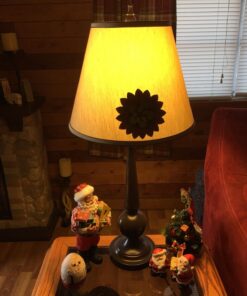 Globe Electric 12398 Set of Two 27" Table Lamps, Bronze Finish, Beige Shades Oil-Rubbed Bronze 36 71WHzPaFzrL