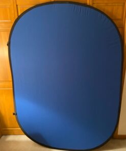 Fancierstudio 2 in 1 Chromakey Green Screen Chromakey Blue Screen Collapsible Backdrop Collapsible Reversible Background 5'x7' Chroma-Key Blue/Green By Fancierstudio RE2010 BG 38 71WI5E1EAL