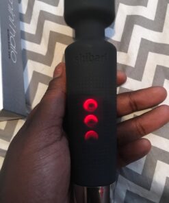 Shibari Mini Halo Vibrator, Wand Massager Vibe, Cordless, Quiet, High Power & Waterproof, Vibration Clitoris Stimulation, Adult Sex Toys, Personal Vibrator for Women, Sex Vibrators (Black) Black 41 71WIRe3n L