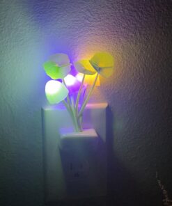 Rienar Sensor Led Night Light, Color Changing Plug-in LED Mushroom Dream Bed Lamp 43 71WIcK1RrcL