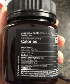 Kiva Raw Manuka Honey, UMF 20+ | MGO 850+ | 100% Pure Genuine New Zealand (8.8oz/250g Bottle) | Non-GMO | No Antibiotics | Traceable | Certified 8.8 Ounce (Pack of 1) 46 71WKTe38zVL