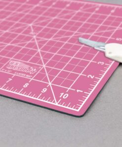 US Art Supply 9" x 12" Pink/Blue Professional Self Healing 5-Ply Double Sided Durable Non-Slip Cutting Mat Great for Scrapbooking, Quilting, Sewing and all Arts & Crafts Projects 1 25 71WL0VJsU0L