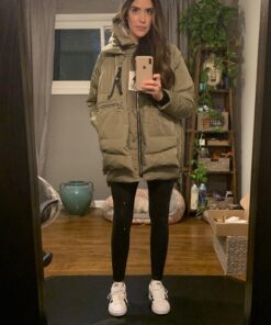 Orolay Women's Thickened Down Jacket Large Green 43 71WLdBl7hoL