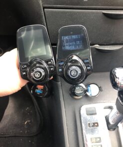 Nulaxy Wireless In-Car Bluetooth FM Transmitter Radio Adapter Car Kit W 1.8 Inch Display Supports TF/SD Card and USB Car Charger for All Smartphones Audio Players-KM18 color 36 71WLzIa5bcL