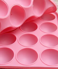 Tosnail 2 Pack of 20-Cavity Silicone Cake Pop Mold - Great for Hard Candy, Lollipop and Party Cupcake 29 71WMIqnCKPL