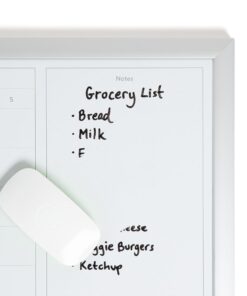 U Brands Magnetic Dry Erase Board Eraser, Felt Bottom Surface, 4.5 x 2.25 x 1 Inches - 581U04-16 4.5" x 2.25" x 1" 28 71WML osnL