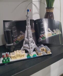 LEGO Architecture Skyline Collection 21044 Paris Skyline Building Kit With Eiffel Tower Model and other Paris City Architecture for build and display (649 Pieces) 32 71WMxgYouTL