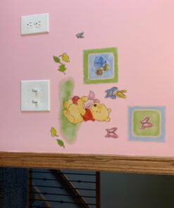RoomMates RMK1630SCS Winnie The Pooh Peel and Stick Wall Decals 10 inch x 18 inch 39 71WNLQ3AroL