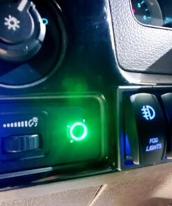 MicTuning LS081602JL, Backlit Fog Lights Rocker Switch Kit, On/Off LED Light, 20A 12V Toggle, Blue 26 71WNg WJNL