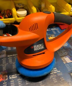 BLACK+DECKER Polisher, 6 inch, 2 Handle Grip, Swappable Wool or Foam Bonnets, 10-foot Chord for Easy Mobility (WP900) Waxer 33 71WNtmCQNBL