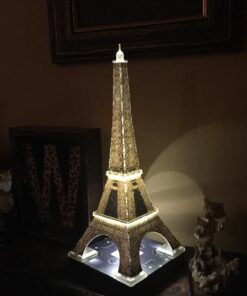 Ravensburger Eiffel Tower - Night Edition - 216 Piece 3D Jigsaw Puzzle for Kids and Adults - Easy Click Technology Means Pieces Fit Together Perfectly 42 71WOZgocHL