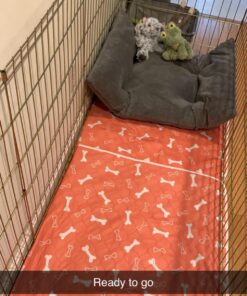 MidWest Homes for Pets Foldable Metal Dog Exercise Pen / Pet Playpen, Gold zinc w/ door, 24'W x 30'H, 1-Year Manufacturer's Warranty 30" H 51 71WPAi33DL