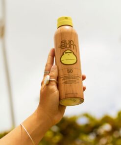 Sun Bum Original SPF 50 Sunscreen Spray |Vegan and Hawaii 104 Reef Act Compliant (Octinoxate & Oxybenzone Free) Broad Spectrum Moisturizing UVA/UVB Sunscreen with Vitamin E | 6 oz 6 Fl Oz (Pack of 1) 17 71WPBlWlDaL