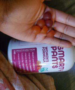 SmartyPants Women's Formula Gummy Vitamins: Gluten Free, Multivitamin, CoQ10, Folate (Methylfolate), Vitamin K2, Vitamin D3, Biotin, B12, Omega 3 DHA/EPA Fish Oil, 180 count (30 Day Supply) Womens Multi 180 Count (Pack of 1) 38 71WQHgGEFL