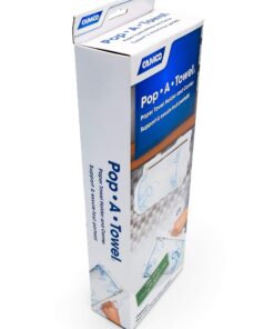 Camco Pop-A-Towel- Mountable or Portable Paper Towel Holder Dispenser, Keep Paper Towels Clean, Conserve Space in Your RV Kitchen (White) (57111) White 24 71WQaO3 NNL