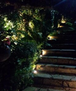 FVTLED Low Voltage LED Deck Lighting Kit Stainless Steel Waterproof Outdoor Landscape Garden Yard Patio Step Decoration Lamps LED In-ground Lights, Pack of 10(Warm White) 34 71WQel223UL