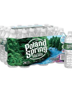 Poland Spring Brand 100% Natural Spring Water, 16.9 oz Plastic Bottles (Pack of 24) No flavor 16.91 Fl Oz (Pack of 24) 25 71WQen68IfL