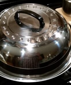 Winco WKCS-14 Stainless Steel Wok Cover, 13-3/4-Inch 14 Inch 37 71WQjewyJVL