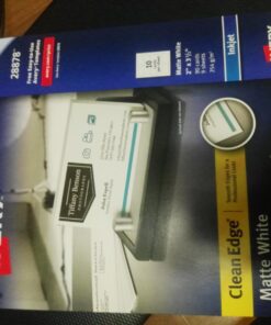 Avery Printable Business Cards, Inkjet Printers, 90 Cards, 2 x 3.5, Clean Edge, Heavyweight (28878) Matte White 32 71WRYOCxFLL