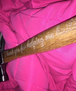 Father's Day Gift Thank You for Helping Me Build My Life DIY Gift Engraved Wood Handle Steel Hammer 25 71WRf5GzBxL