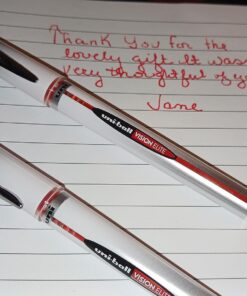 uniball Vision Elite Roller Ball Stick Pen, Red Bold 5 Pens Per Order 69023 7 71WS sFrhfL