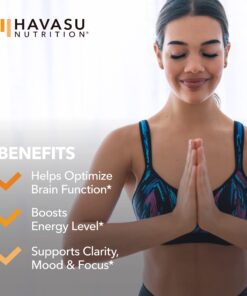 HAVASU NUTRITION NeuroIgnite Nootropic Focus Brain Support to Reduce Fog and Increase Memory & Cognition | Perfect for Students and Full-Time Employees | No Jitters or Crash 24 71WSFCnCXrL 2