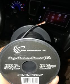 BEST CONNECTIONS 16-Gauge Automotive Primary Wire Bundle (100ft Each, Red & Black) | Ideal for Car Audio, Automotive, and Trailer | Durable Primary/Remote, Power/Ground Electrical Wiring 19 71WSoed6eDL