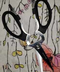 Messermeister 8-Inch Take-Apart Kitchen Scissors, Black - Includes Screwdriver, Nut Cracker, Jar Lid Opener/Gripper, Bottle Opener & Bone + Twig Cutter - Suitable for Lefties & Righties 20 71WSzkxi9BL