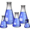 Karter Scientific Glass Flask 5 Piece Set, Narrow Mouth Erlenmeyer, Borosilicate 3.3 Glass - 50ml, 150ml, 250ml, 500ml, 1L, 213B2 50/150/250/500/1000ml 27 71WTYr0oflL
