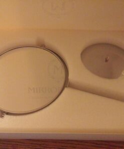 MIRRORVANA 10X Magnifying Makeup Mirror on Stand for Bedroom and Bathroom, Free Standing Desk & Table Mirror, Double Sided 10X/1X Magnification, 35cm Tall 18cm Wide 18cm (7-inch) Diameter 33 71WVdf1WkL