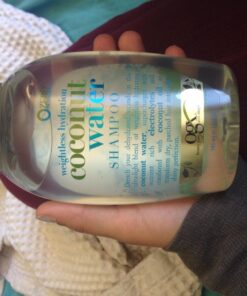 OGX Weightless Hydration + Coconut Water Shampoo, 13 Ounce Bottle, , Lightweight Hydrating Formula Sulfate-Free Surfactants 19 71WW1kIufL