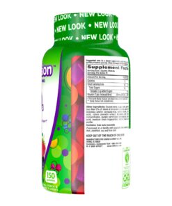 Vitafusion Vitamin D3 Gummy Vitamins for Bone and Immune System Support, Peach, Blackberry and Strawberry Flavored, 50 mcg Vitamin D, 75 Day Supply, 150 Count 150 Count (Pack of 1) 46 71WW6wPPWUL