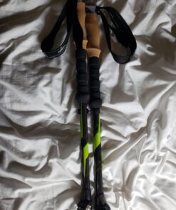 Cascade Mountain Tech Trekking Poles - Carbon Fiber Walking or Hiking Sticks with Quick Adjustable Locks Green 53 71WWaQp57JL