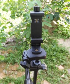 Vastar Smartphone Tripod Cell Phone Holder Mount Adapter, Fits iPhone, Samsung, and All Phones, Rotates Vertical and Horizontal, Adjustable Clamp 1 Pack 41 71WWd9odsUL