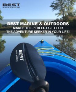 Best Marine and Outdoors Kayak Paddle, Carbon Fiber Shaft & Fiberglass Reinforced Polypropylene Blades, 220cm, 234cm, 250cm, Lightweight Kayak Paddles for Adults, Kayak Oar & Accessories Black 234.0 Centimeters 20 71WYjEqIL