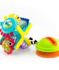 Alternative view of Sassy Fishy Fascination Station 2-in-1 Suction Cup High Chair Toy | Developmental Tray Toy for Early Learning | for Ages 6 Months and Up