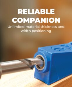 Kreg MKJKIT Mini Jig Kit - Simple, Compact Kreg Pocket-Hole Jig - Create Strong Joints Without Glue - For Tight Spaces & Small Projects - Unlimited Material Thickness 27 71Wb3RZPkL