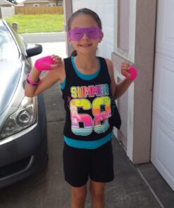 Fingerless Fishnet Neon Gloves for Parties, Costumes (12pk) 44 71Wb71nHL1L